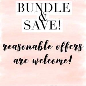 Bundle & Save . 🙂 reasonable offers will be accepted.